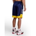 thumbnail image 3 of AND1 Men's and Big Men's All Court Colorblock Short, 11" inseam, up to Size 5XL, 3 of 6