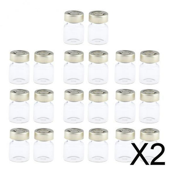 20 Piezas Frascos de Vidrio Fernando Vacíos Contenedores de Líquidos