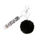 thumbnail image 1 of Minnieouse Llavero anillo bola de peluche hebilla colgante llavero portátil soporte cartera bolso decoración llavero colgante para niñas Ropa, zapatos y accesorios Miscelánea Negro Minnieouse AP014384-07, 1 of 1