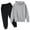 H121-Grey, variant on Boys Girls Sweatpants Set 2 Piece Fleece Pullover Hoodie Sweatshirt and Jogger Outfits Youth Girls Casual Activewear Set Sweatsuit,Yellow,3-4 Y