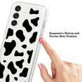 thumbnail image 6 of Mantto Case For Samsung S21 FE Phone Case,Luxury Leopard Pattern Design Cases Soft Silicone Slim TPU Shockproof Protective Bumper Cover for Women Men For Samsung Galaxy S21 FE, Cow, 6 of 8
