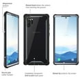 thumbnail image 5 of i-Blason Ares Series Case Designed for Galaxy Note 10 ((2019 release), Rugged Clear Bumper Case Without Built-in Screen Protector(Black), 5 of 8