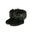 thumbnail image 5 of Mata Round Toe Fluffy Faux Fur Cuff Bootie 20434, 5 of 6