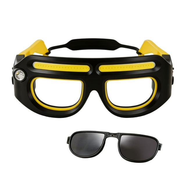 TIELUTT Experience Headlamp Glasses Design for Multitasking Kids Flashlights Headlamp with Light Mode Bright Flashlights for Kids Hat Light Kids Camping Light Set