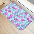 thumbnail image 6 of Colorful Geometric Abstract Doormat Non-Slip Printed Soft Flannel Carpet Decor Nordic style Floor Door Mat for Hallway, 6 of 6