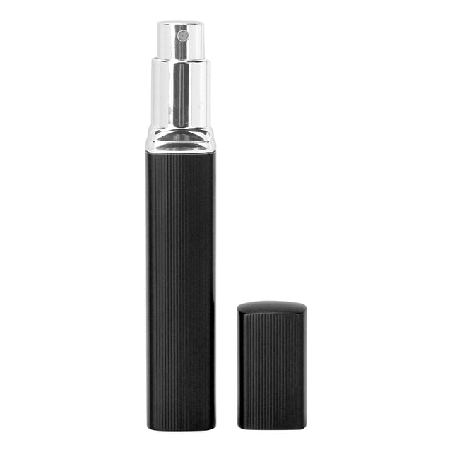 Botella De Atomizador Recargable De 12 Ml, Presione La Boquilla De Tipo Con Cuerpo De Aluminio, Conveniente Para Viajar, Botella De Spray De Perfume Reutilizable Para