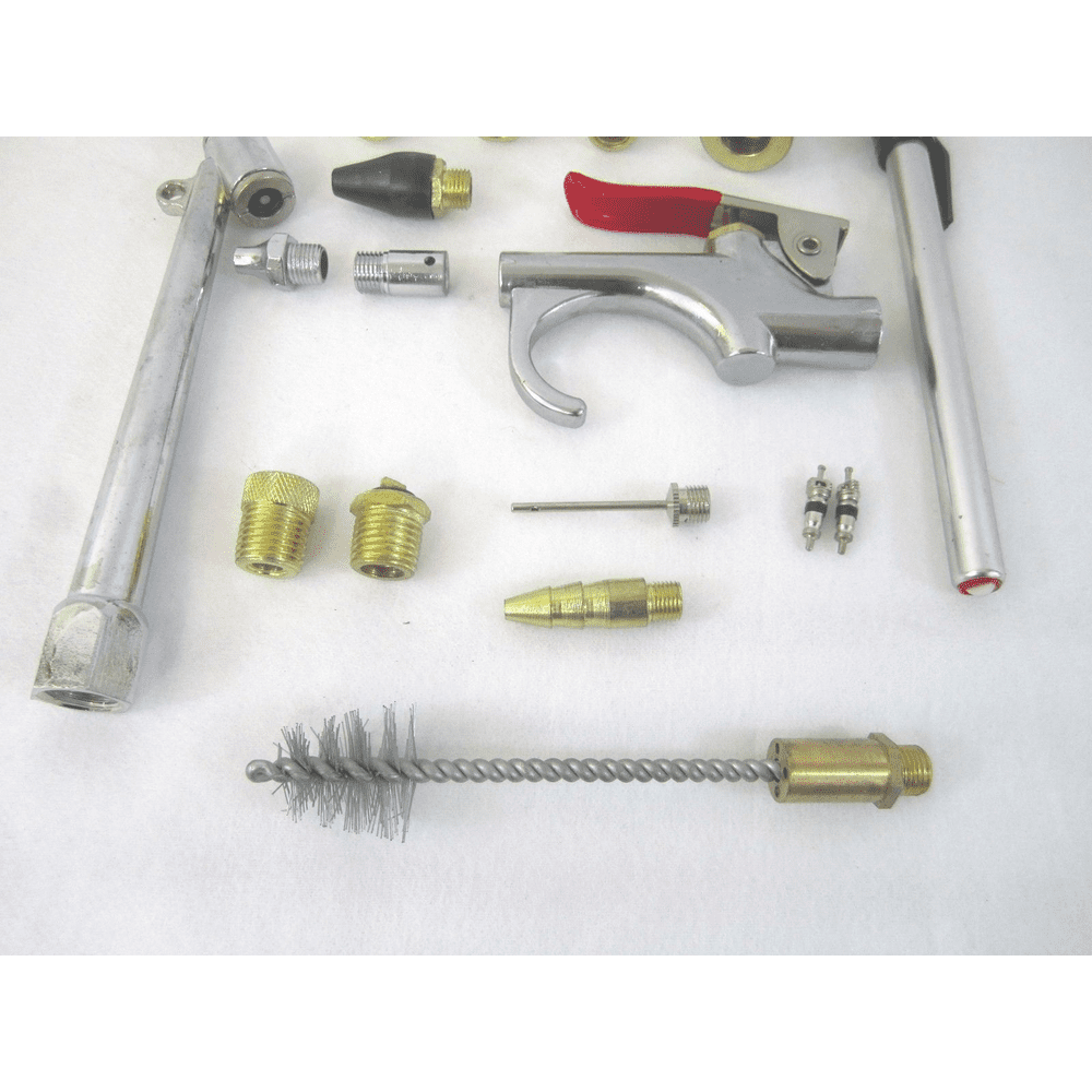 18pc Air Tool Compressor Blow Gun Chuck Pneumatic Accessories Kit Code Auto Tool and