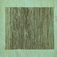 thumbnail image 1 of Ahgly Company Indoor Square Abstract Light Blue Modern Area Rugs, 8' Square, 1 of 4