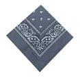 thumbnail image 1 of Diadema Muñequera Paisley Print gris Colcomx Bandana de algodón con estampado de cachemira, 1 of 7