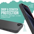 thumbnail image 4 of Funda para teléfono Smartish® iPhone 16e MagSafe Gripmunk Black, 4 of 6