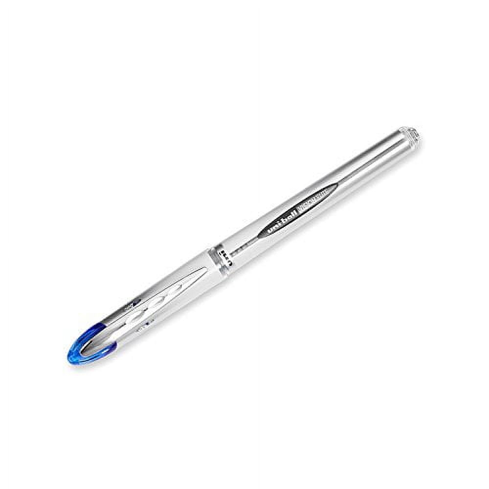 uniball Vision Elite Roller Ball Pen,Blue Ink, Bold 10 Pens Per Order (69024)