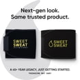 thumbnail image 3 of Sweet Sweat Premium Waist Trimmer and Sauna Belt for Men & Women, Large, Black & Yellow, 3 of 8
