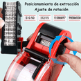 thumbnail image 3 of Etiquetadora  Bloosom Manual 8 Dígitos Lote Precio Y Fecha, Rojo, 3 of 4