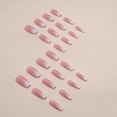thumbnail image 3 of Prensa para ataúdes Hkanlre Bling de Fake Nails, cubierta completa, color rosa, 24 unidades, 3 of 7