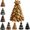 E-1pcs, variant on DIY Halloween Quilted Fabric Tree Kit, 3D Padded Sewing Craft Project, Seasonal Mantel Shelf Decor, Halloween Home Decor, Handmade Holiday Gift for Crafters (F-1pcs)