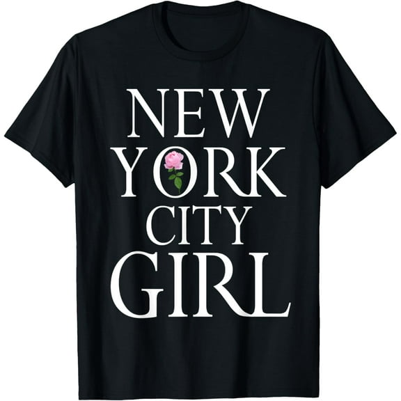New York I Love NY City Girl Women's T-Shirt men and women can wear, black, white, gifts