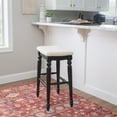 thumbnail image 6 of Linon Marino 30" Backless Bar Stool, Black, 6 of 9