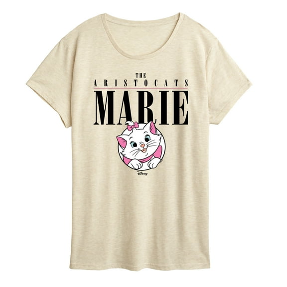 Disney - The Aristocats - Marie Collegiate - Women's Short Sleeve Graphic T-Shirt
