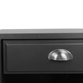 thumbnail image 6 of Noble House Bellic Faux Wood Nightstands with Drawer, Set of 2, Black, 6 of 8