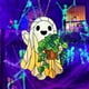 thumbnail image 4 of Lindo Colgante de Fantasma 2D para Pared y Ventana, Cadena Redonda, para Festival, 4 of 5