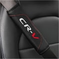 thumbnail image 4 of 2Pcs Carbon Fiber Leather Seat Belt Cushions Shoulder Pad Soft for Honda CR-V Accessories,Car Pads Safety Cover (for CRV), 4 of 4
