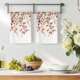 thumbnail image 3 of Brown Eucalyptus Leaves Kitchen Towels Set of 2, Summer Botanical Watercolor Absorbent Dish Towels for Kitchen, Microfiber Hand Towel, Quick Drying Tea Towel for Cleaning Decorative Dishcloths, 3 of 7