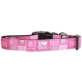thumbnail image 1 of J'ai le Coeur Rose Collier de Chien en Nylon XL, 1 of 1