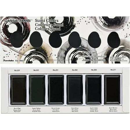 Gansai Tambi Watercolor Pan Set