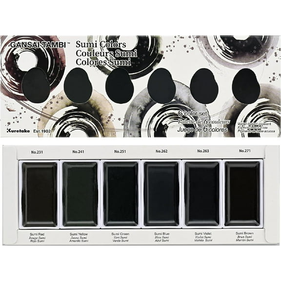 Gansai Tambi Watercolor Pan Set