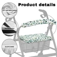 thumbnail image 5 of HELLHERO Removable Rollator Seat Back Cover Rollator Walker Seat Covers Fresh Green Leaf Theme for The Elderly Stain Proof Easy Fit, 5 of 7
