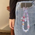 thumbnail image 5 of 1pcsY2K Small fresh Butterfly colorful beaded chain Mobile phone Anti-fall rope accessories mobile phone decorative chain, 5 of 5