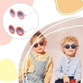 thumbnail image 4 of pitrice Lunettes de Soleil Confortables pour Filles, Verres Résistants aux Rayures, Style Sportif, Vert, 4 of 6