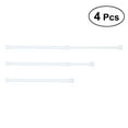 thumbnail image 2 of 4 Pcs Barres de Placard Extensibles Tringle à Rideau à Ressort Largeur Réglable 11.8-20 Pouces (Blanc), 2 of 8