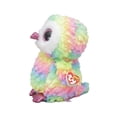thumbnail image 2 of Owen Rainbow Owl Beanie Boo Medium 13 inch - Stuffed Animal by Ty (37143), 2 of 5