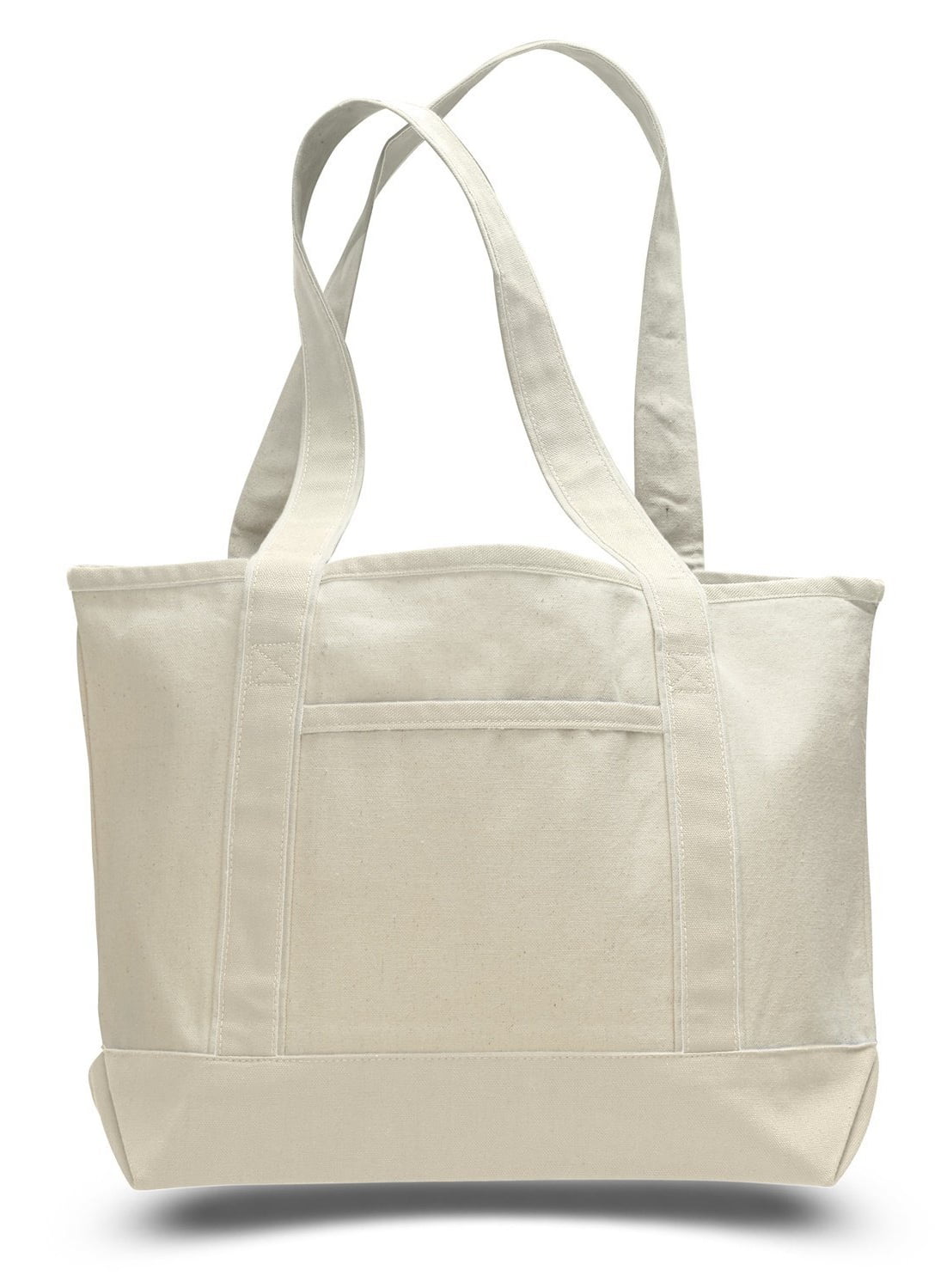 TBF - (12 Pack) Set of 12- Fancy Canvas Tote Bag Small (Natural