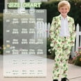 thumbnail image 7 of Xoenoiee Corgi Dog Paw Shamrock Print Boys Suit for Kids 2 Pieces Formal Dresswear Set St. Patrick's Day Teen Boys Blazer Set Tuxedo Suits for Wedding Graduation, 13-14 Years, 7 of 7