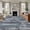 Grey, variant on Round Rugs 3 Ft, Orange Abstract Non Slip Area Rugs for Kitchen Bedroom Entryway, Vintage Geometric Gradient Oil Painting Modern Washable Carpet Runner Rug Floor Mats for Bedroom Home Decor
