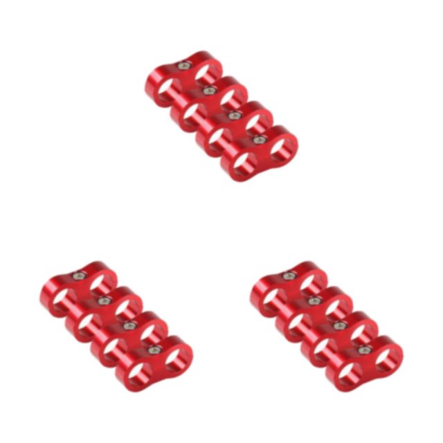 Kenally 4 piezas conector de ajuste de manguera 4AN 8AN 10AN línea de manguera de aceite 4 piezas/lote 6AN soporte de abrazadera separadora Type1 NO1