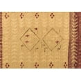 thumbnail image 1 of Ahgly Company Indoor Rectangle Solid Brown Modern Area Rugs, 2' x 3', 1 of 4
