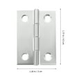thumbnail image 2 of 30Pcs Stainless Steel Door Hinges Window Hinges Professional Hinges Silver, 2 of 6