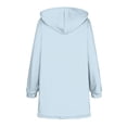 thumbnail image 5 of Hoodies for Womens Pullover Zip Up Plus Size Fashion Winter Warm And Fleece Heavy Printed Hooded Jacket With Zipper Double Pockets Presents for Women, 5 of 6