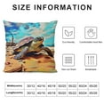 thumbnail image 5 of JEUXUS  Turtle Pillow Covers Sea Turtle Decor, Coastal Pillow Covers, Motivational Beach House Room Decor, Sea Turtle Gifts, Inspirational Sea Turtle Pillows Decorative Throw Pillows Cover, 5 of 5