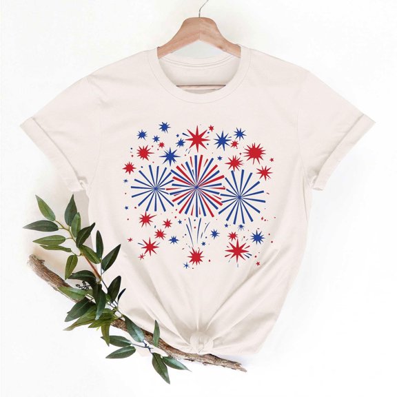 Vetsdori USA Years Anniversary T Shirts for Women Casual Graphic Pullover Summer Patriotic Independence Day Fourth of July,Fashion Crew Neck Womens Blouses Short Sleeve