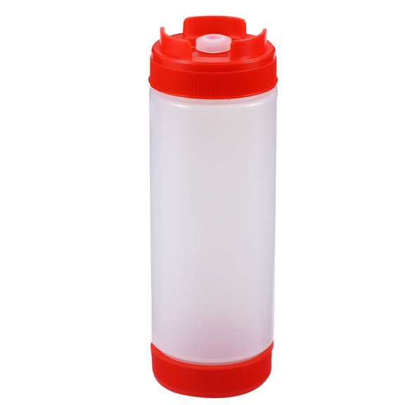 PAMINGONO Sauce Dispenser Plastic Sauce Bottles Red 1Pcs