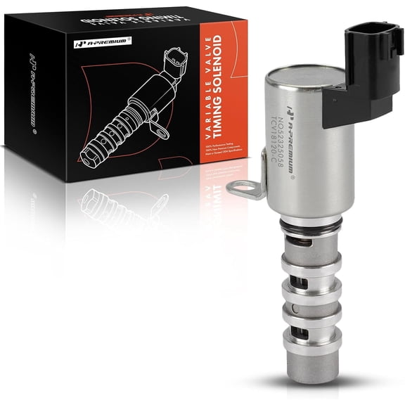 A-Premium Intake Engine Variable Valve Timing (VVT) Solenoid Compatible with Nissan Versa 2009-2020, Versa Note 2014-2016, 1.6L, Replace# 23796ED00B, 23796ED000