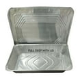 thumbnail image 4 of Wanowa Basics 50-Pack of Aluminum Full-Size Roasting Pans  with Lids, 12x13 Standard Dimensions, 4 of 4