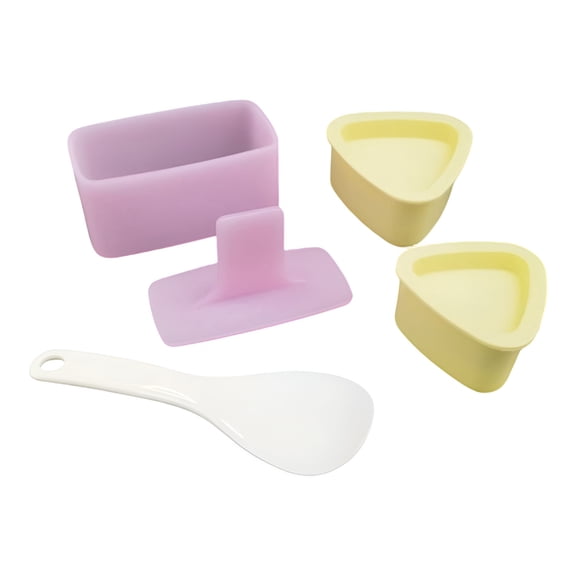 ACDANC Onigiri 3 Pack Rice Moulds Musubi Maker Kit Triangle Rice Ball DIY