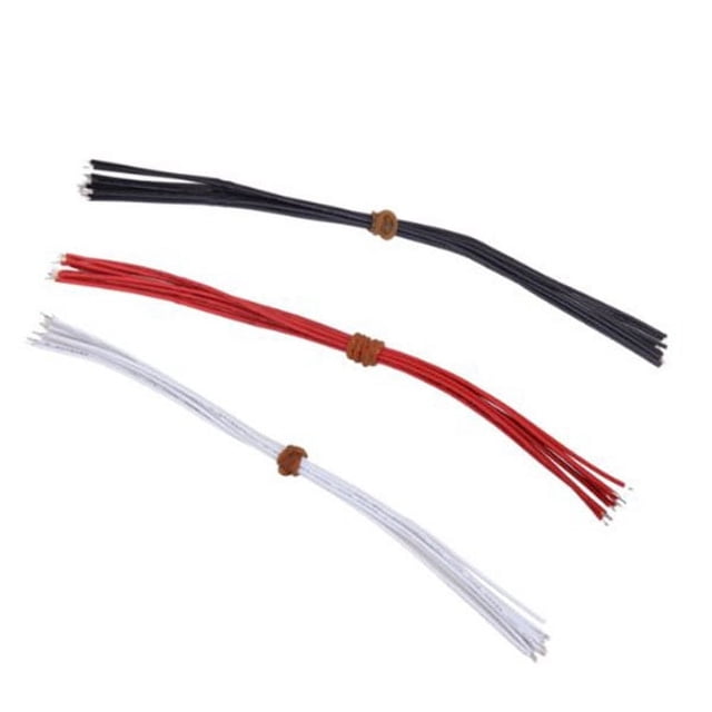 MasteelfCA 30pcs 22AWG Hookup Wire Pickup Wire for Guitar and Other Musical Instrument