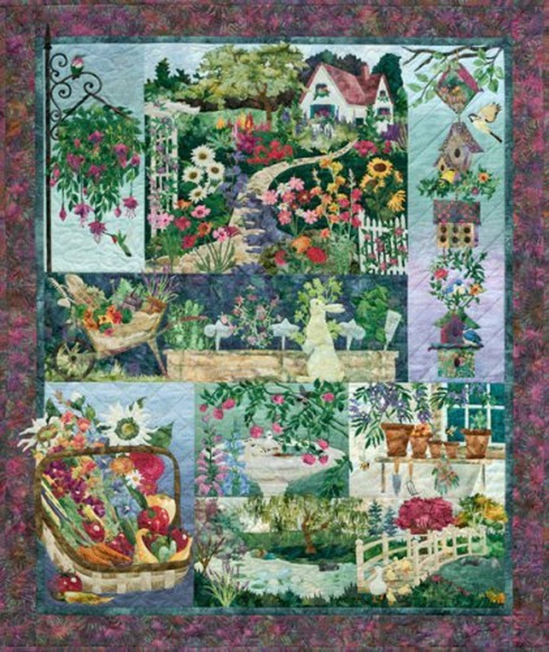 McKenna Ryan Pine Needles In Full Bloom Set of 8 Quilting ...