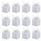 thumbnail image 1 of 12pcs/24pcs White Love Heart Favors Boxes for Bridal Showers Hollow out Candy Gift Box with Ribbon Party Supplies, 1 of 4